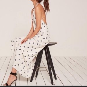 Reformation hibiscus maxi dress